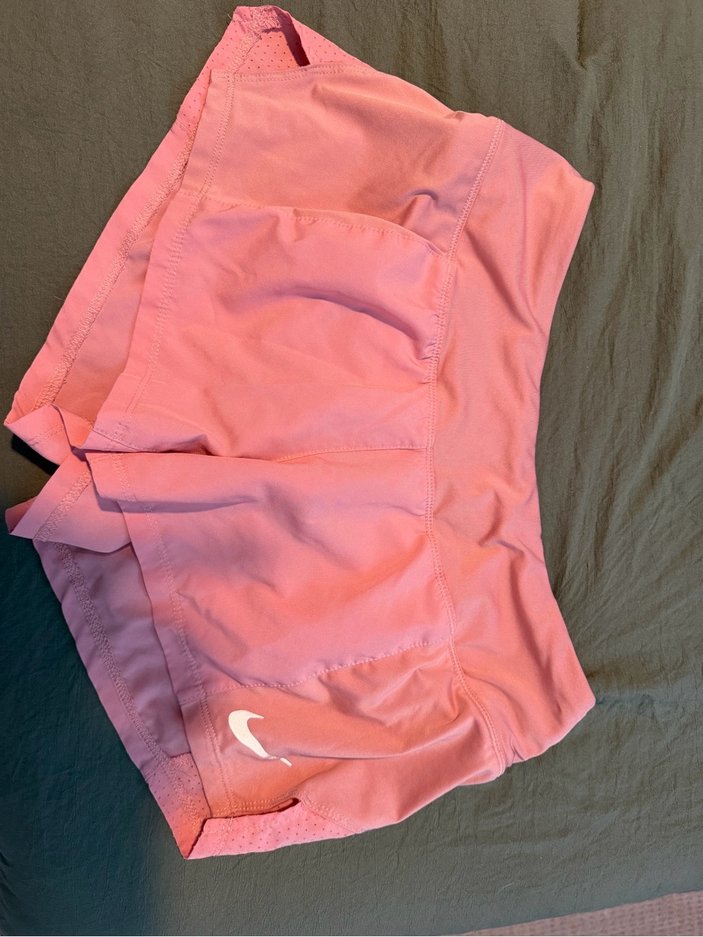 Nike Women's Coral Pink Athletic Shorts